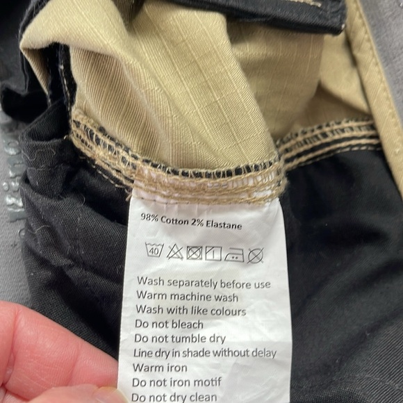 King Gee Men’s Workcool Pro Stretch Work Shorts Khaki Green Cargo Ripstop 36 - Picture 11 of 13